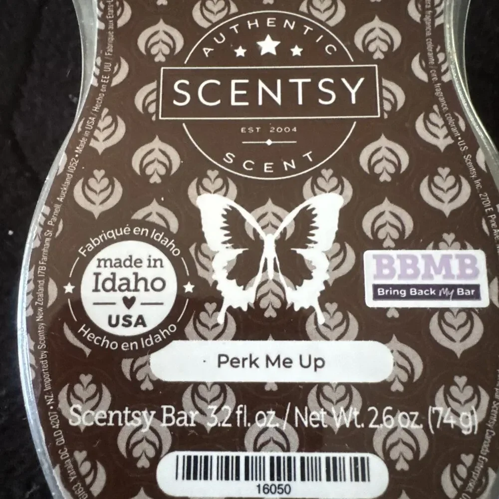 Scentsy Wax Bars PERK ME UP New- 3.2 fl. oz Scented Wax Melts Retired
